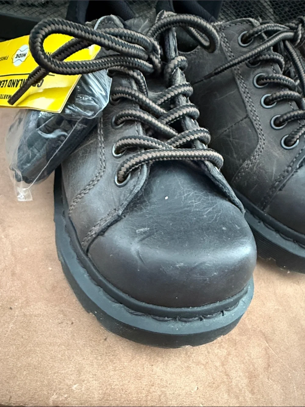 VTG Y2K Dr. Martens Chunky Melissa Derby Oxford Greenland Leather UK 4 US 6